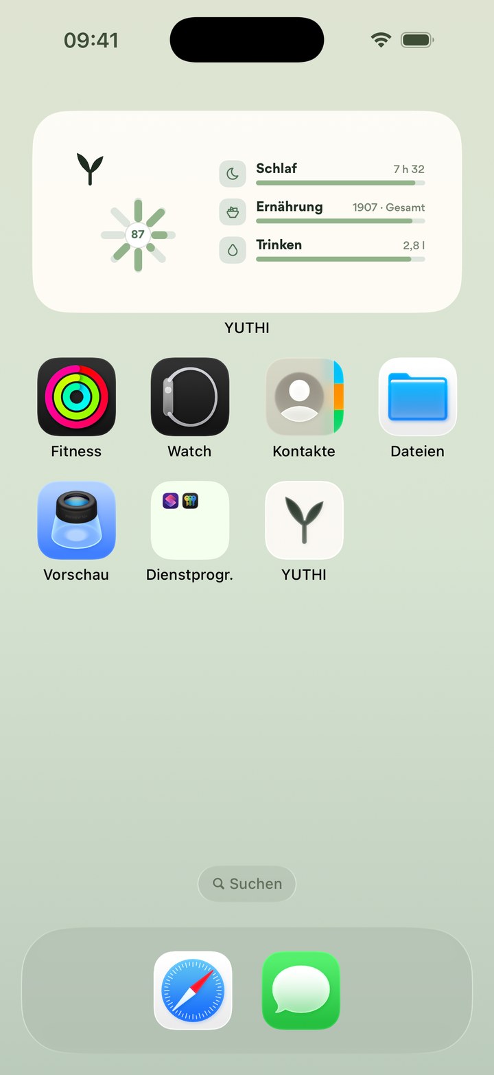 Widget: bunga di layar utama telepon